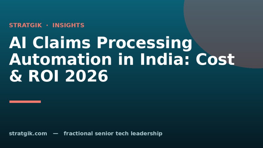 AI Claims Processing Automation in India: Cost & ROI 2026