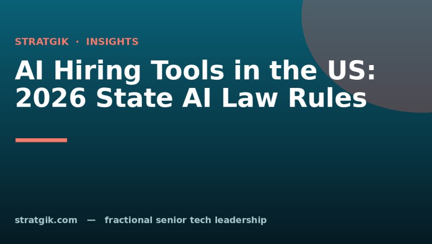 AI Hiring Tools in the US: 2026 State AI Law Rules