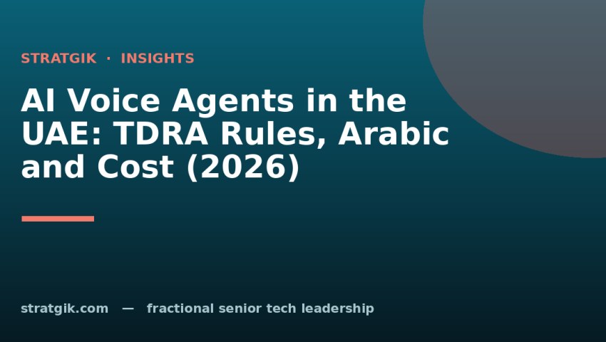 AI Voice Agents in the UAE: TDRA Rules, Arabic and Cost (2026)