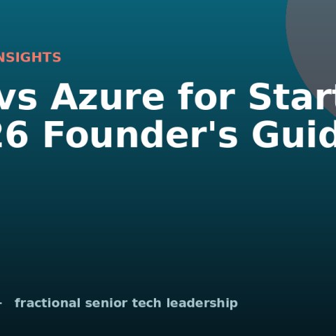 AWS vs Azure for Startups: A 2026 Founder's Guide