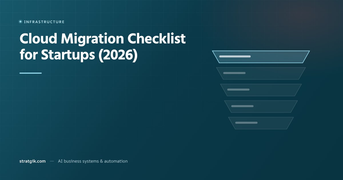 Cloud Migration Checklist for Startups (2026)