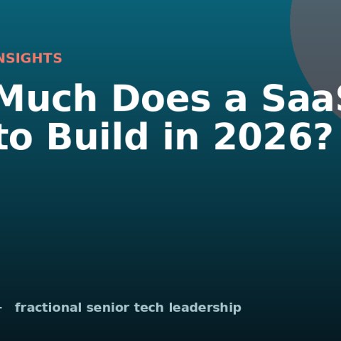 How Much Does a SaaS App Cost to Build in 2026?