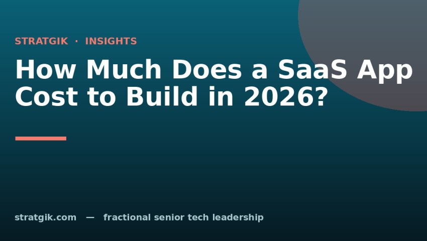 How Much Does a SaaS App Cost to Build in 2026?
