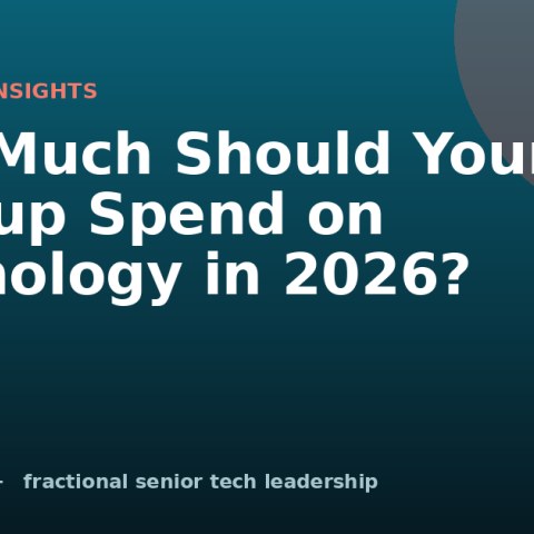 How Much Should Your Startup Spend on Technology in 2026?