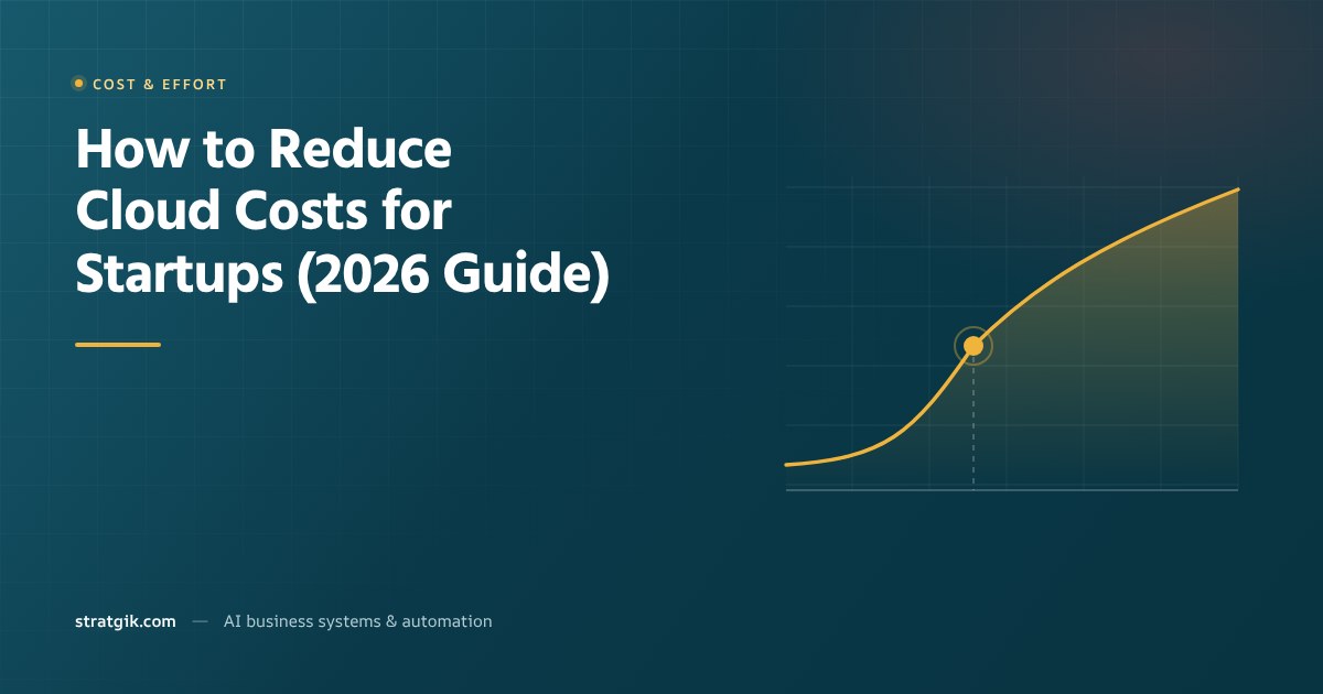 How to Reduce Cloud Costs for Startups (2026 Guide)