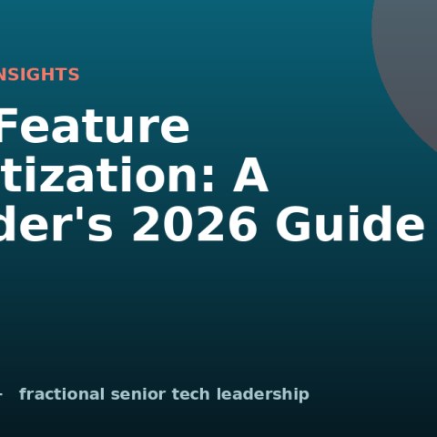 MVP Feature Prioritization: A Founder's 2026 Guide