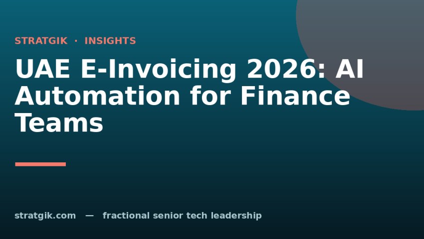 UAE E-Invoicing 2026: AI Automation for Finance Teams